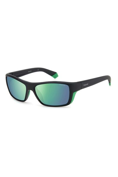 Polaroid Polaroid Men's Sunglasses PLD 7046/S 7ZJ/5Z, Black, Rectangular, 57 mm