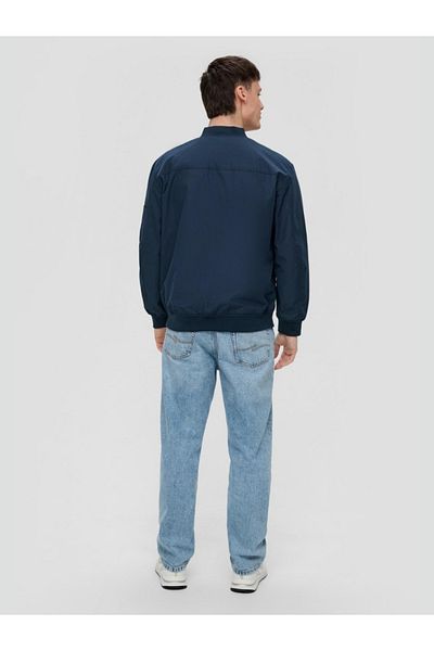 QS by s.Oliver Men's Aviator Jacket With Slant Pockets,
