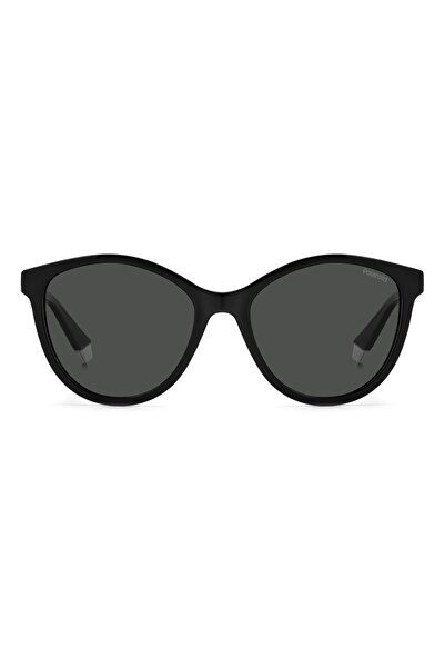 Polaroid PLD 4133/S/X 807/M9 Women's Sunglasses, Black, Oval, 55 mm