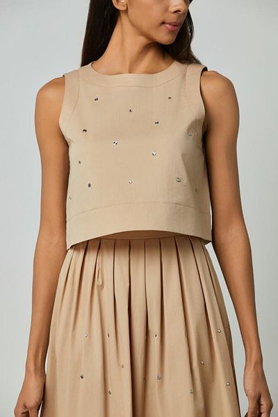 femi9 Embellished details top