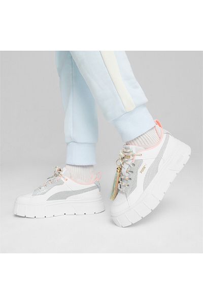 Puma Womens Mayze Stack Fashion Sneakers - White