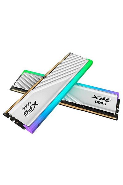 XPG 48Gb (2X 24Gb) Ddr5 6000Mhz Cl30 Rgb Dual Scarce Pc Ram Lancer Blade White Ax5U6000C3024G-Dtlabrwh