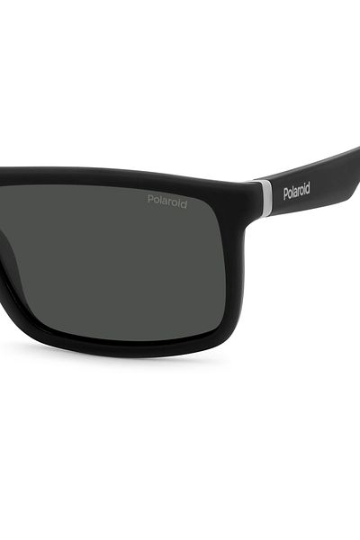 Polaroid Ochelari de soare Polaroid pentru bărbați PLD 2134/S 08A/M9, Negri, Dreptunghiulari, 56 mm