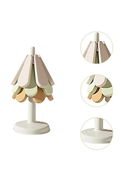 EZERE High Temperature Resistant Cups and Pots Non-Slip Serving Coaster - Trivet Cream