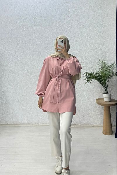 lurex moda Cămașă cu mânecă cu balon