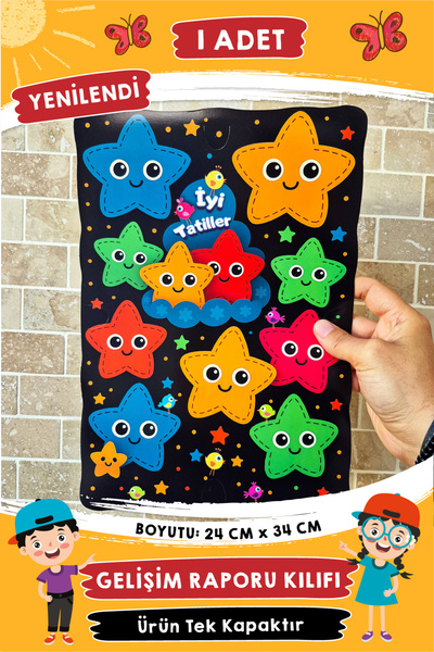 Etkinlikdenizi Gelişim Raporu Karne Kılıfı Yıldızlı (1 ADET) Yenilendi