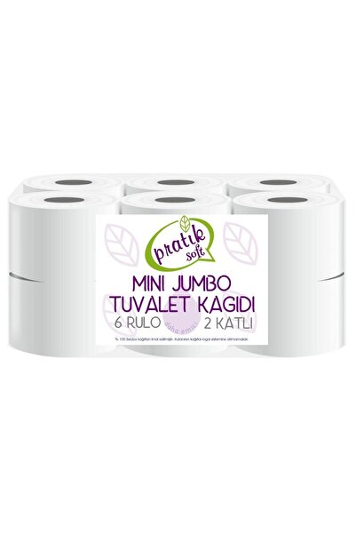 Pratiksoft Mini Jumbo Tuvalet Kağıdı 12 Rulo