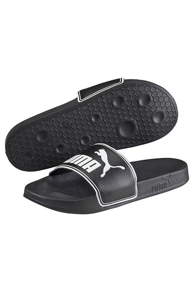 Puma Unisex Leadcat Slide Sandals Sports Slippers - Black