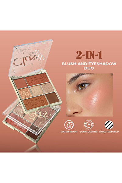 Forever52 Classy Max 2 Color Blush + 5 Color Eyeshadow Palette