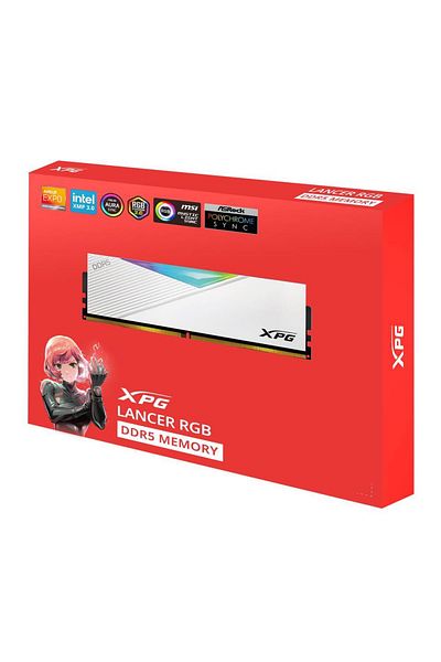 XPG 16Gb-2 Lancer Rgb Ddr5 7200Mt-S Cl 34-46-46 Pc Ram with 1.4V Cooler