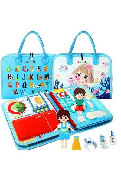 Pitikot Jucarie interactiva Pitikot®, educationala, senzoriala, Busy Board, Montessori