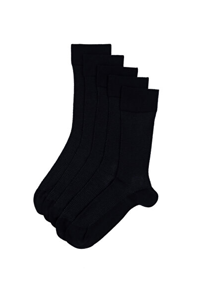 Pierre Cardin Erkek Bambu Karışımlı 5'li Paket Lacivert Soket Basic Çorap 503...