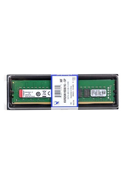 Kingston Kingston 16Gb 2666Mhz Ddr4 Cl19 Pc Ram - Kvr26N19D8-16 Pc Ram Boxed