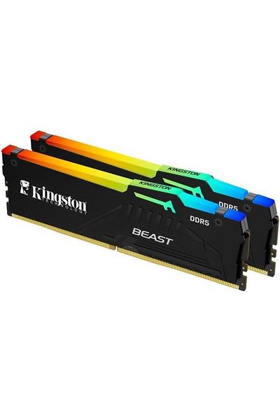 Kingston 64Gb (2X 32Gb) Ddr5 6000Mhz Cl36 Rgb Dual Kit Pc Ram Beast Expo Kf560C36Bbeak2-64Tr