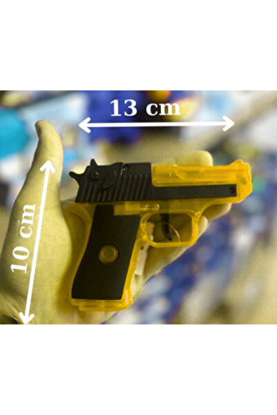 BalonKasaba Mini Glock Su Tabancası 13x10 cm Kaydırmalı Kızaklı Su Tabancası Kaliteli