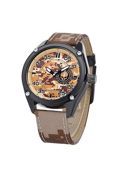 Curren Elegant Men's Watch Curren Warrior, Camouflage