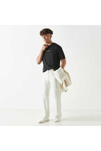 FAV Typography Print Crew Neck T-shirt with Short Sleeves