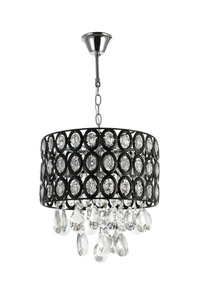 ERS TE Pendant Design Chrome+Black+White 4xE27 60W