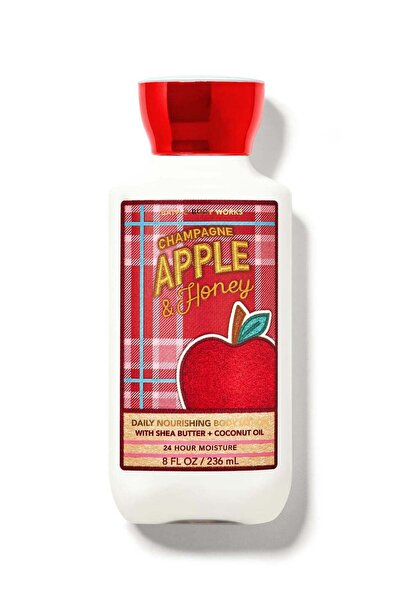 Bath & Body Works لوشن الجسم المغذي اليومي بنكهة التفاح والعسل والشمبانيا