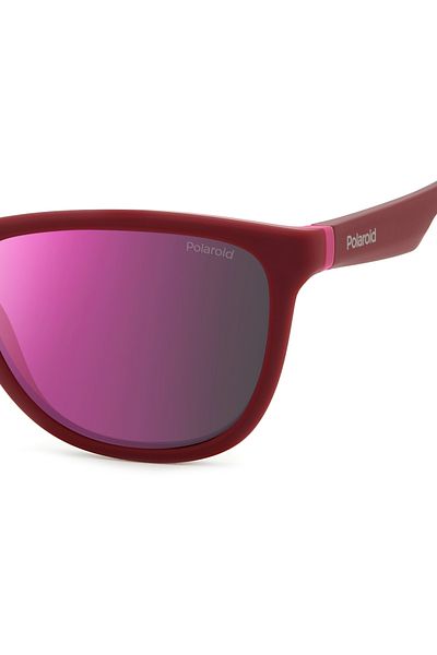 Polaroid PLD 2133 S DHV/AI Women's Sunglasses, Bordeaux, Rectangular, 54 mm
