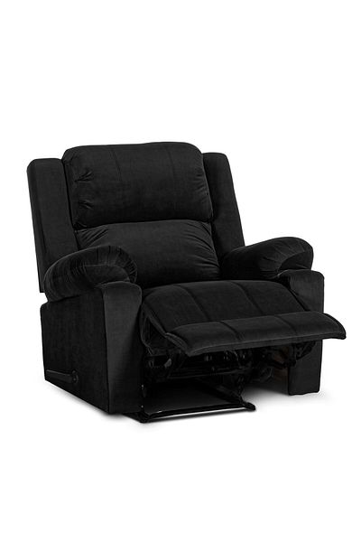 Lazy Vibes Heaven | Velvet Rocking Recliner Chair