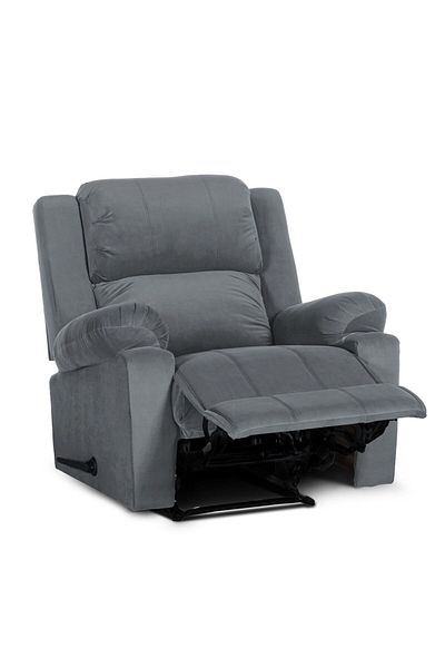 Lazy Vibes Heaven | Velvet Rocking & Rotating Recliner Chair