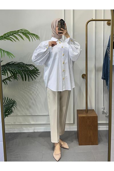 Ghisa Sleeve Fold Detail Shirt