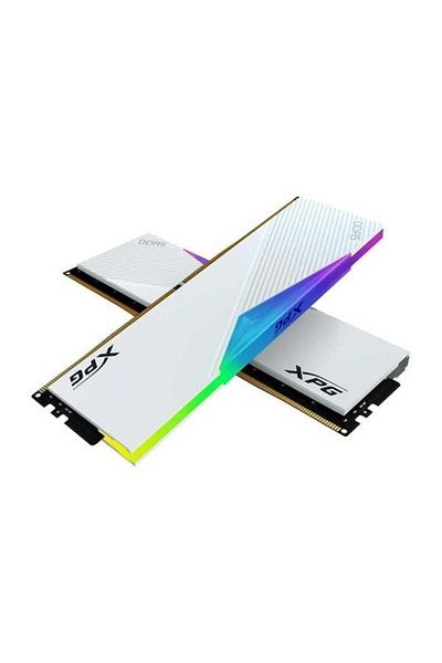 XPG 64Gb (2X 32Gb) Ddr5 6000Mhz Cl30 Rgb Dual Scarce Pc Ram Lancer White Ax5U6000C3032G-Dclarwh