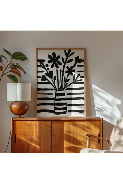 Dekorsiahome One Piece Wooden Frame Living Room Hall Kitchen Table Tk0588