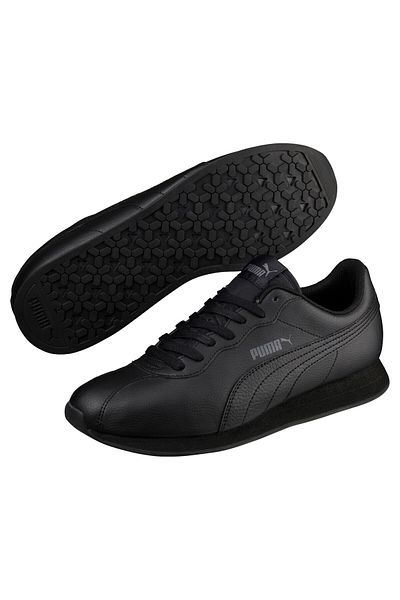 Puma Unisex Turin II Trainers Sneakers - Black