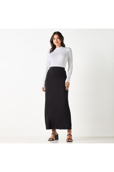 FAV T-shirt with High Neck and Long Sleeves