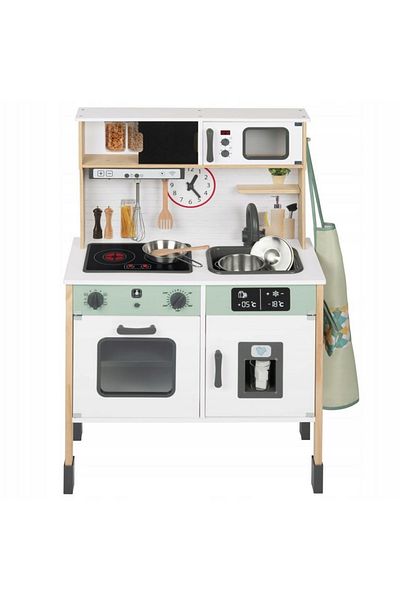 PLAYTİVE Bucatarie de joaca din lemn pentru copii, accesorii incluse, lumini si sunete, multicolor