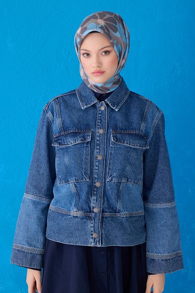 Belli Eșarfă din mătase pură Beli 4116D (TWİLL)-41