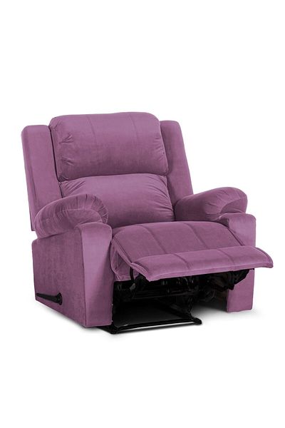 Lazy Vibes Heaven | Velvet Rocking & Rotating Recliner Chair