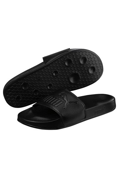 Puma Unisex Leadcat Slide Sandals Sports Slippers - Black