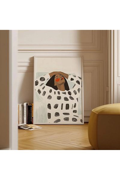 Dekorsiahome One Piece Wooden Frame Living Room Hall Kitchen Table Tk0624