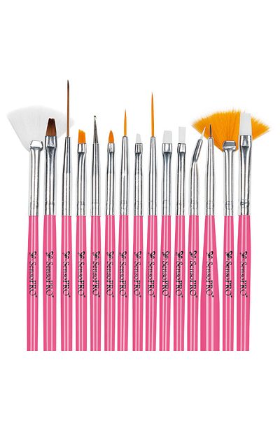 SensoPRO Milano Kit unghii gel fără lampă UV Promoție #07 Cadouri 12 geluri UV și cutie manichiură