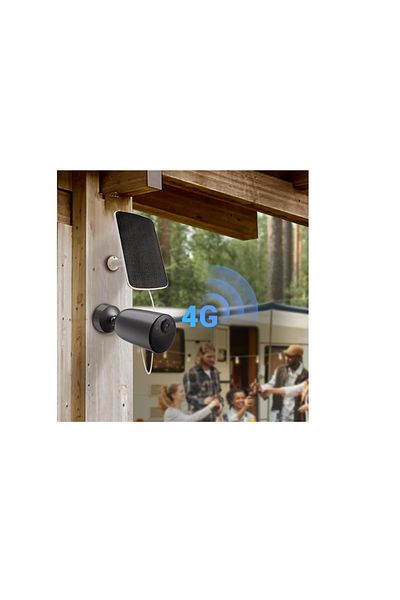 EZVIZ EB3 4G LTE Solar-Powered Security Camera Kit – 2K, Wireless, 360° Coverage, PIR Motion Alerts