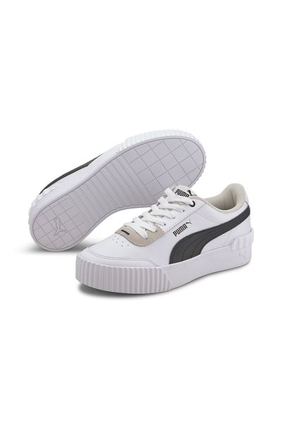 Puma Womens Carina Lift Trainers Sneakers - White