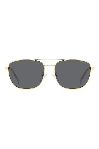Polaroid Ochelari de soare bărbați Polaroid PLD 4172 /G/S/X 2F7/M9, aurii, Aviator, 59 mm