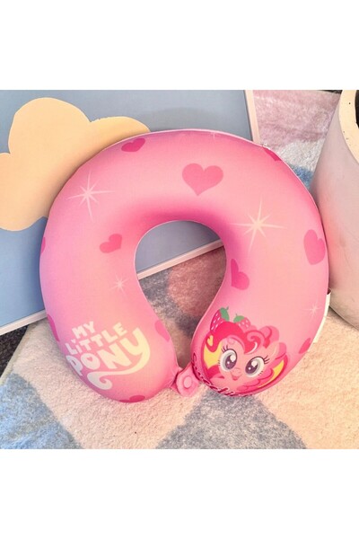 Miniso My Little Pony Lisanslı Hafızalı Köpük Boyun Yastığı (Pembe)