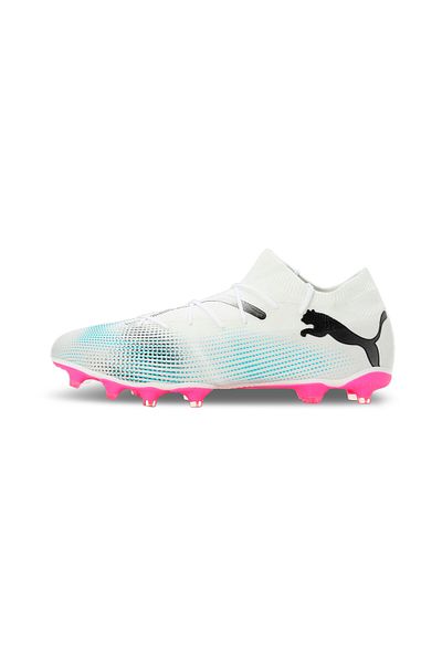 Puma Mens FUTURE 7 MATCH FG/AG Football Boots Crampons - White