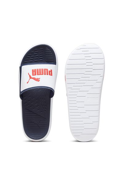 Puma Mens Softride Slides Sports Slippers - White