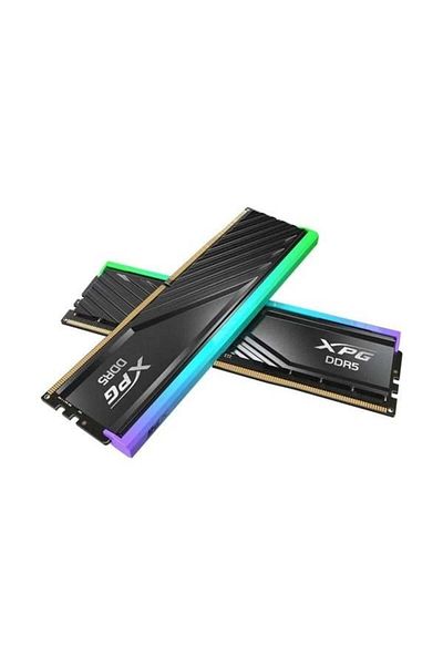 XPG 48 جيجابايت (2X 24 جيجابايت) Ddr5 6400 ميجا هرتز Cl32 Rgb Dual Scarce PC Ram Lancer Blade Ax5u6400c3224g-dtlabrbk