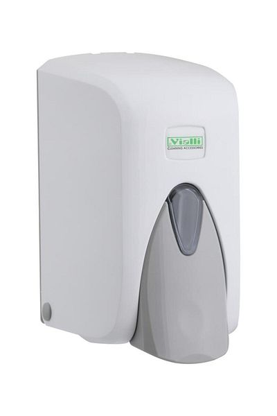 Vialli S5 Liquid Soap Dispenser with Chamber - Liquid Soap Dispenser - Liquid Soap Apparatus - 500 Gr - White