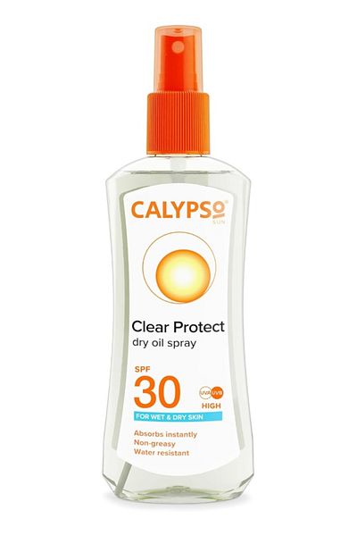 Calypso Sun Protection Dry Oil Spray SPF30 for Wet Skin 200 ml