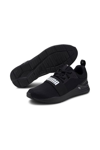 Puma Unisex Wired Trainers Sneakers - Black