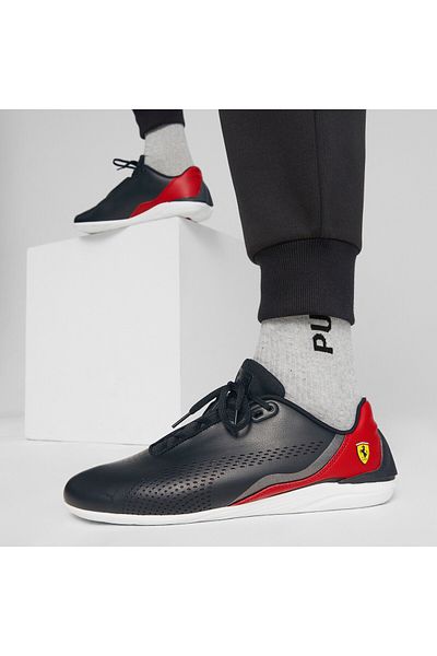 Puma Mens Scuderia Ferrari Drift Cat Decima Motorsport Shoes Sneakers - Black