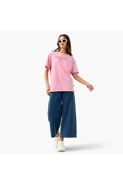 SP Characters Squid Game Print T-shirt with Crew Neck