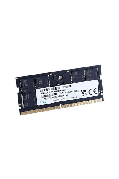 Apacer 16 Gb 1X16Gb 5600Mhz Sodimm Cl46 Ddr5 Notebook Ram (Fs.16G2C.Pkh)
